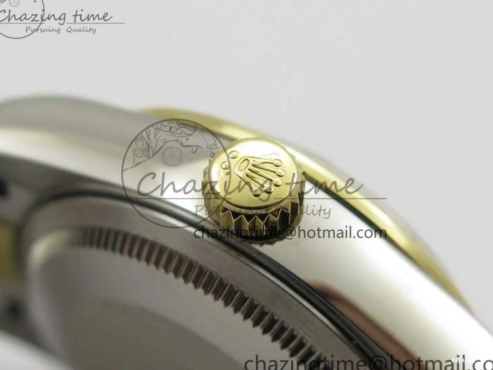 0106 FashionForward Datejust 31mm 278273 SS YG BP Maker Best Edition Gray MOP Diamonds Dial on SS YG Oyster Bracelet 2720